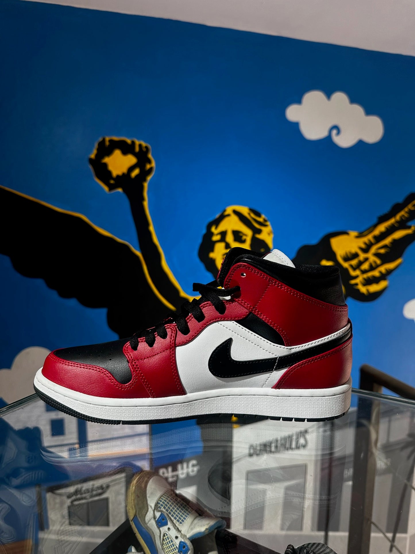 JORDAN 1 MID CHICAGO TOE