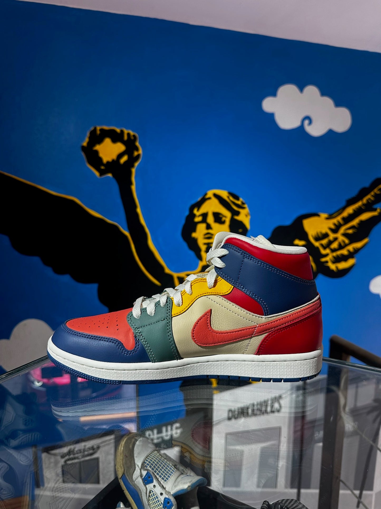 JORDAN 1 MID MULTICOLOR