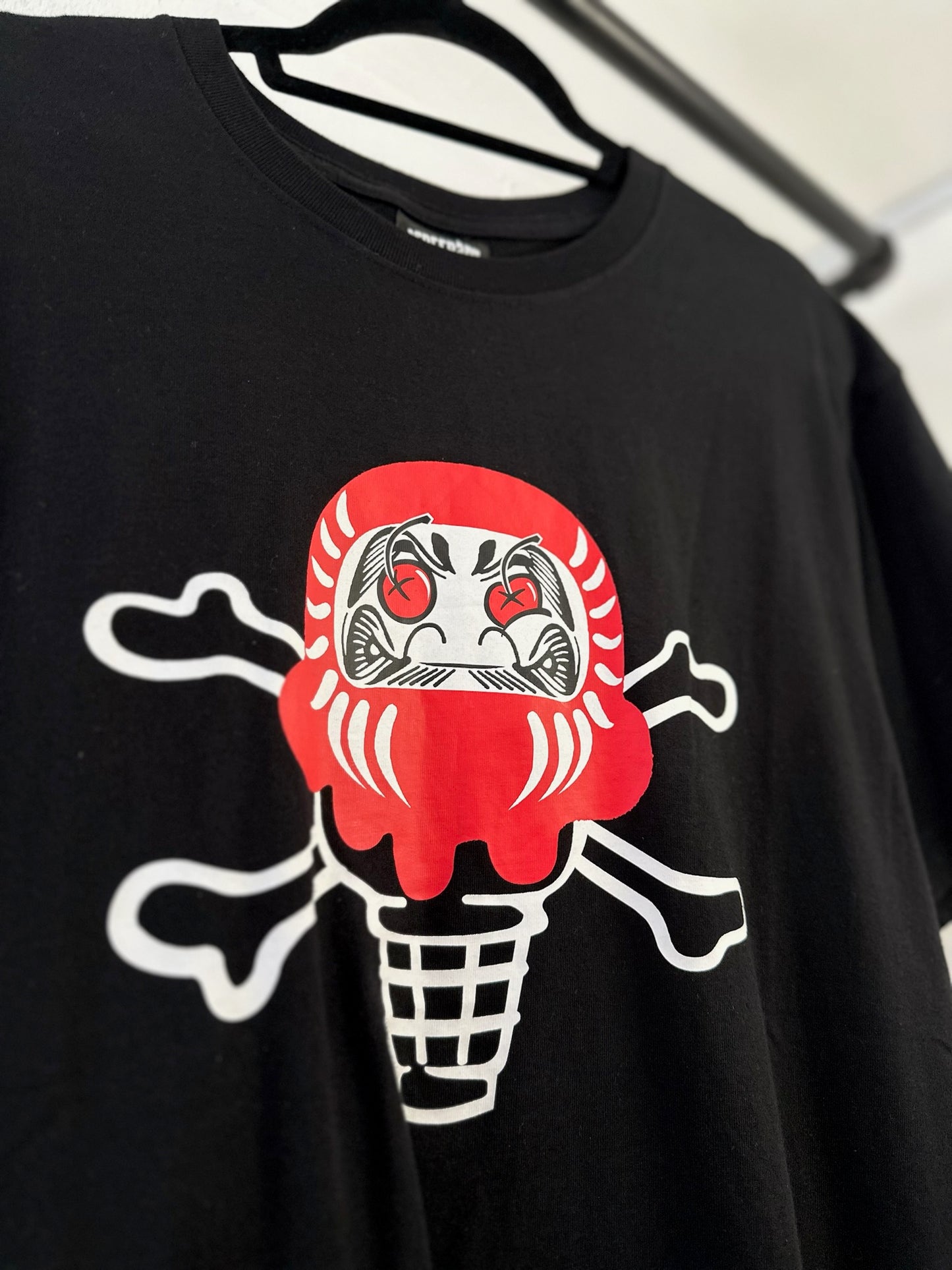 PLAYERA NEGRA ICE CREAM HELADO
