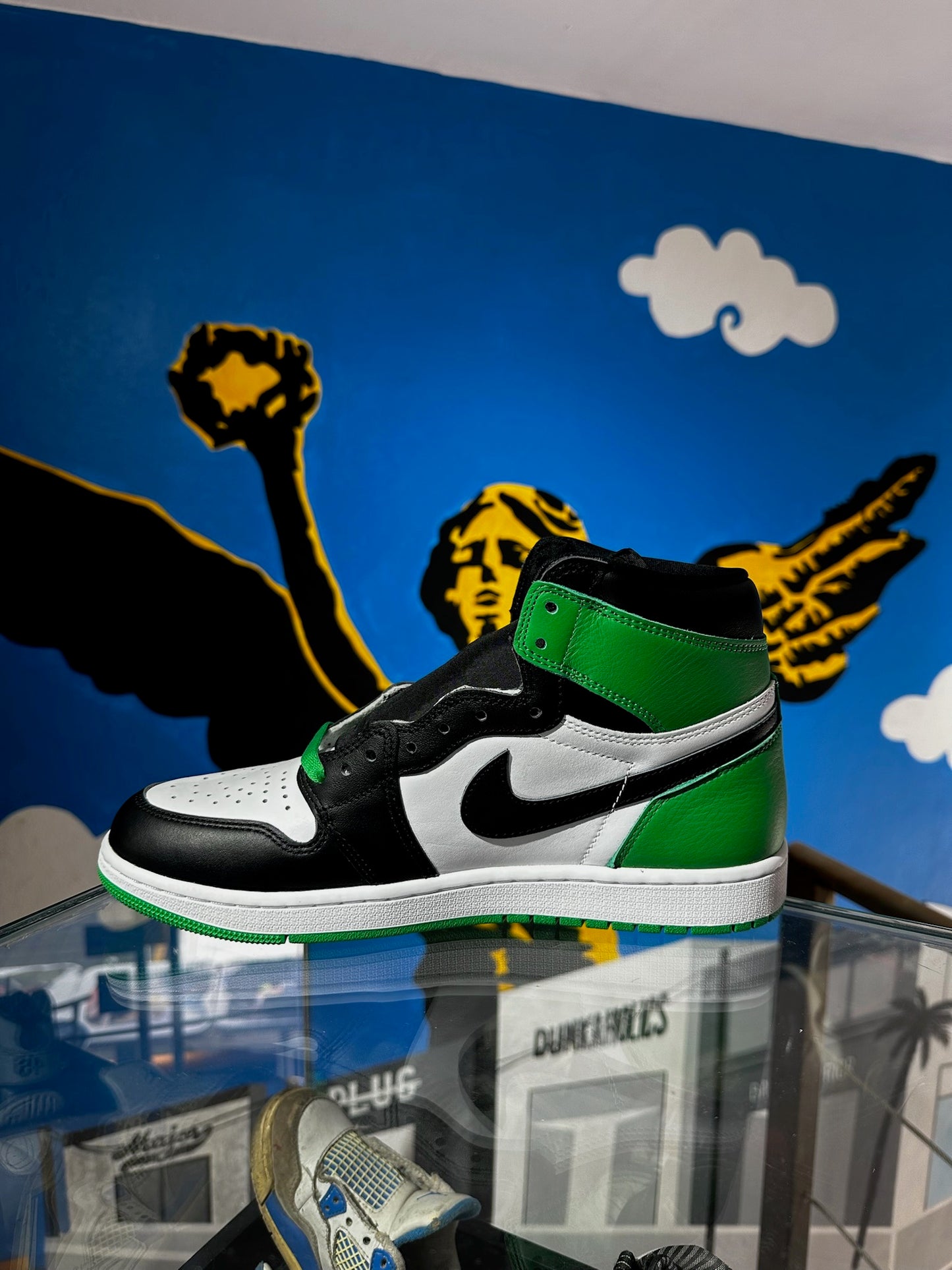 JORDAN 1 HIGH LUCKY GREEN